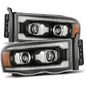 AlphaRex 880567 LUXX-Series Black LED Projector Headlights