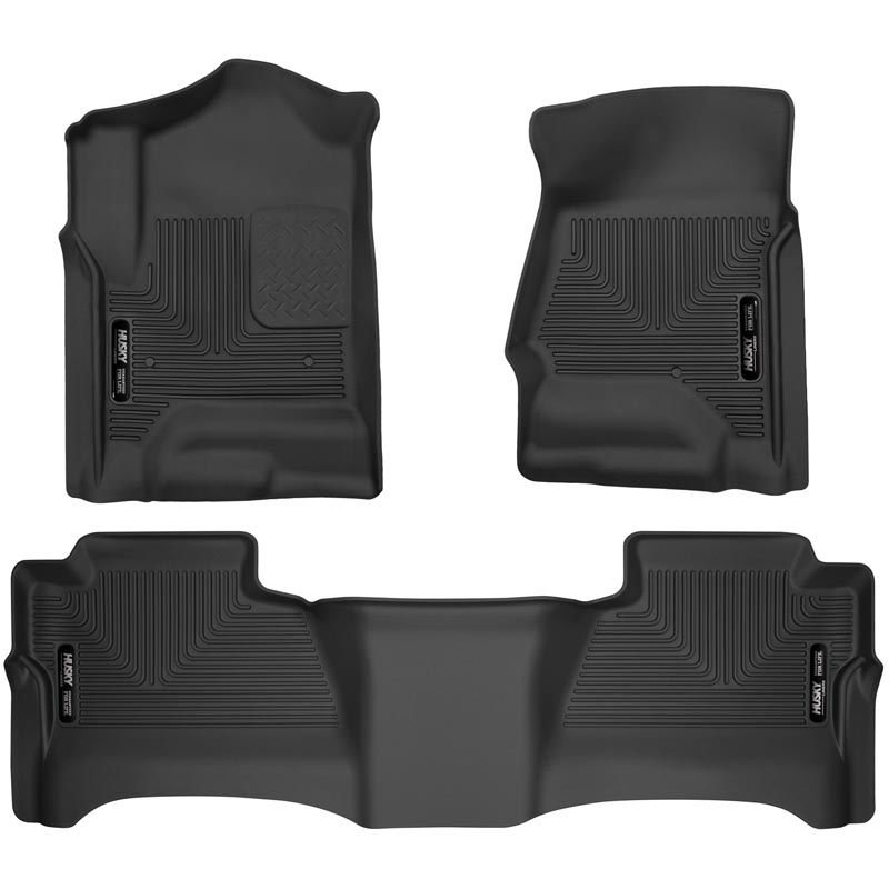 Husky Liners 98231 Black Weatherbeater Floor Liner Set