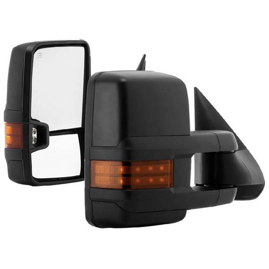 Spyder XTune 9936678 G2 Power Heated Amber LED Telescoping Mirror Set