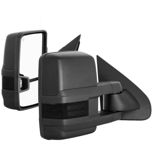 Spyder XTune 9936739 G2 Power Smoke LED Signal Telescoping Mirror Set