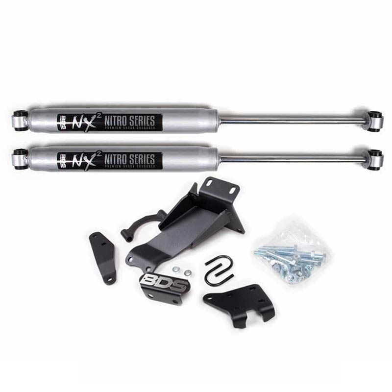 BDS Suspension NX2 Dual Steering Stabilizer Kit