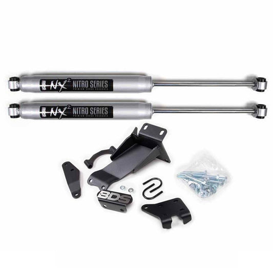 BDS Suspension NX2 Dual Steering Stabilizer Kit