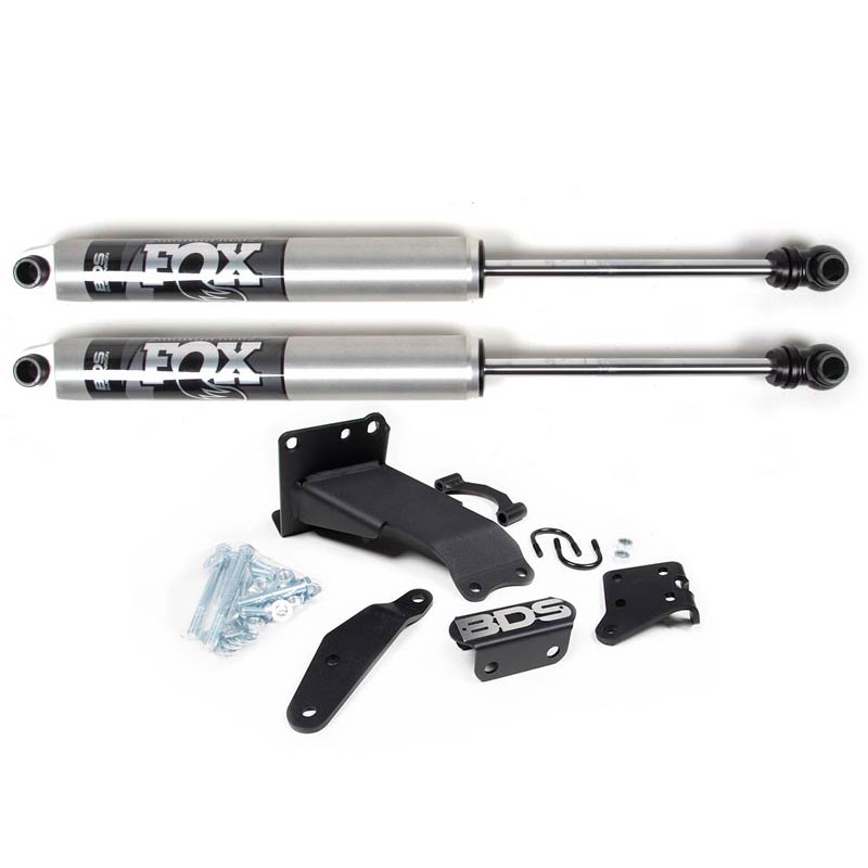 BDS Suspension FOX 2.0 Dual Steering Stabilizer Kit