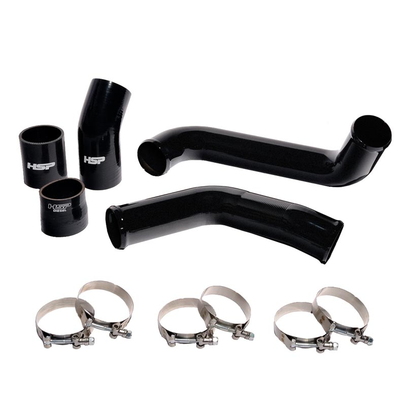 HSP HSP-D-600-2-HSP-GB L5P Hot Side Intercooler Pipe - Ink Black