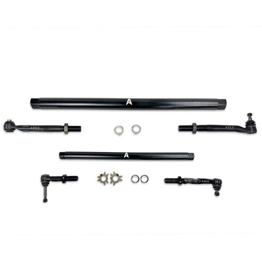 Apex Chassis Steel ProLock Steering Kit (Black) KIT375-STL