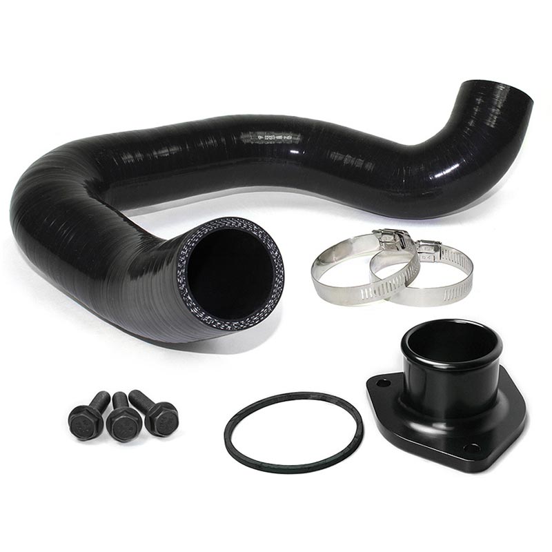 Diesel Site OBSURH Upper Radiator Hose With Billet Housing