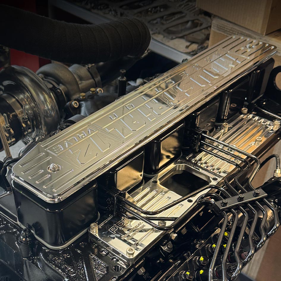 Industrial Injection PDM-02286 Polished Billet 12 Valve Engine Cover