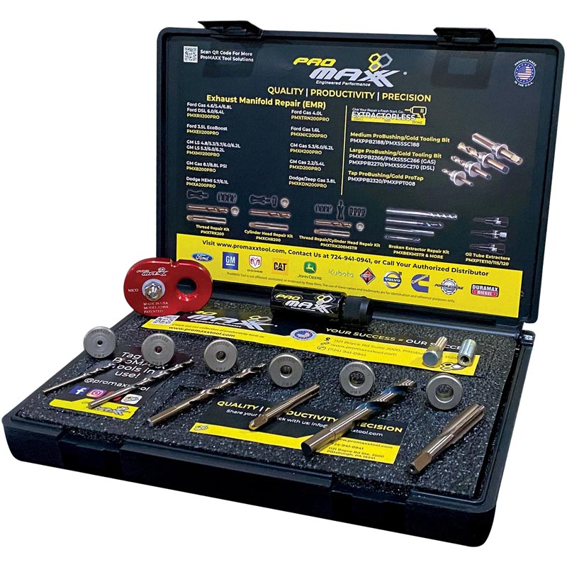 ProMAXX Tool Fuel Injector Hold-Down Bolt Repair - ProKit Plus (For 6.7L Powerstroke)