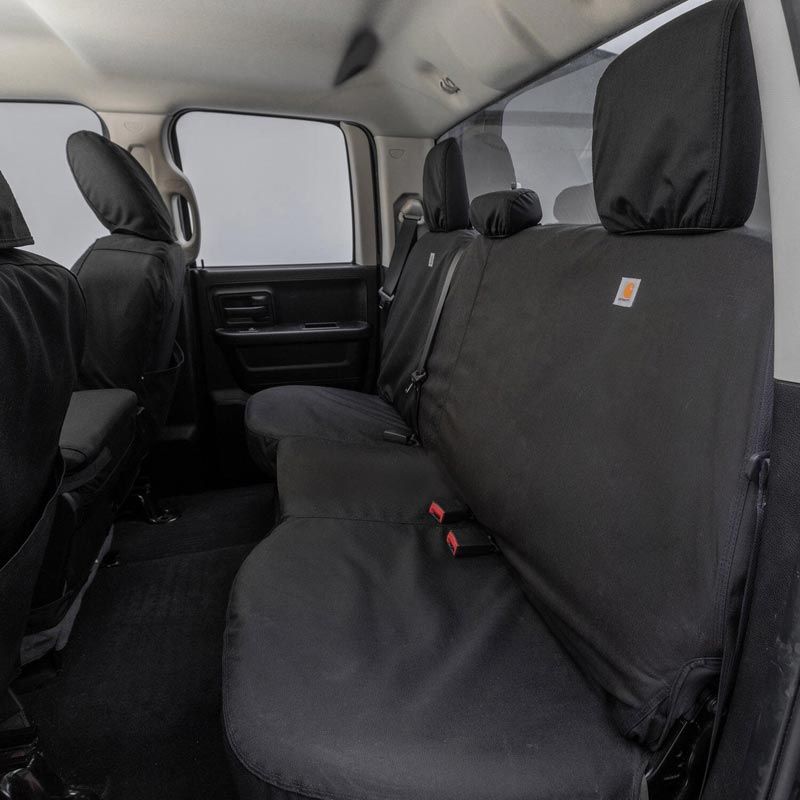 Covercraft SSC7432COBK Rear Carhartt Black Super Dux SeatSaver