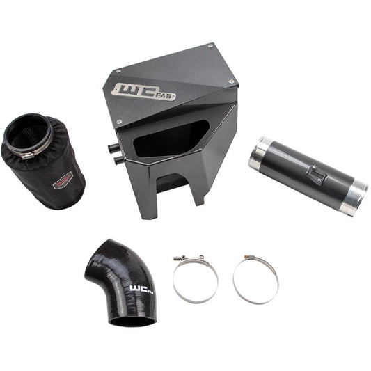 WCFab 4" Intake Kit W/Air Box - Gloss Black WCF100282-GB