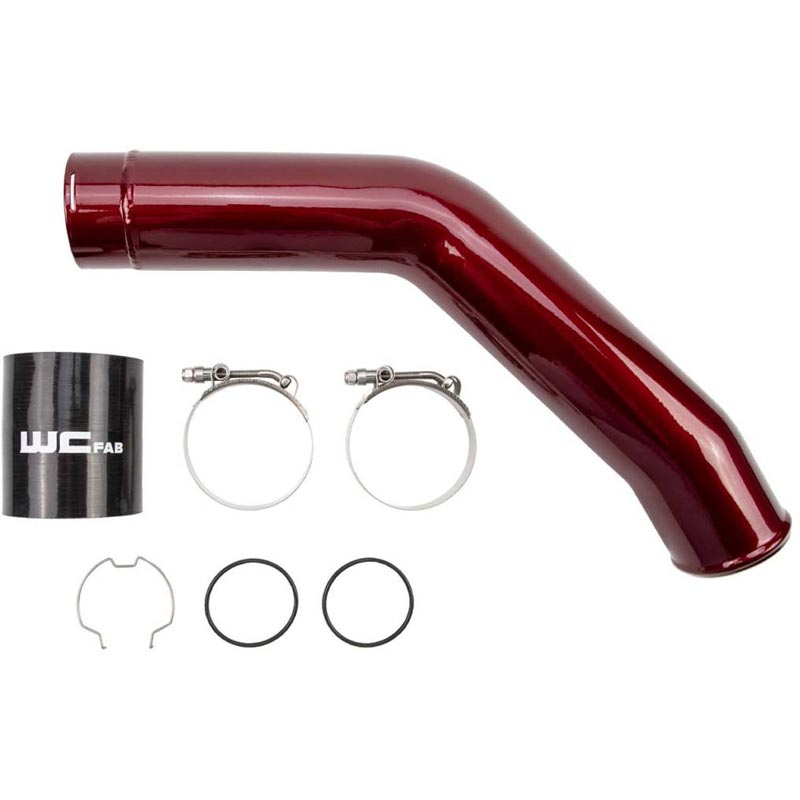 WCFab WCF100316-GB 3" Hot Side Intercooler Pipe - Gloss Black