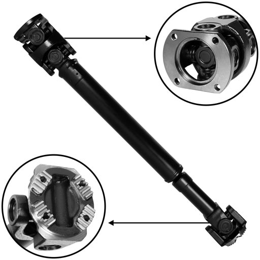 USA Standard ZDS9534 Front Driveshaft Assembly